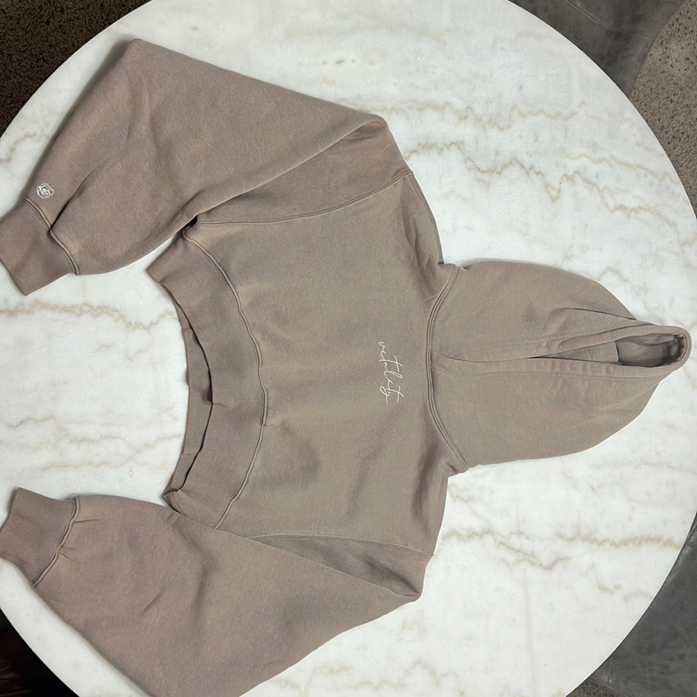Vitality Affirmation Crop Hoodie